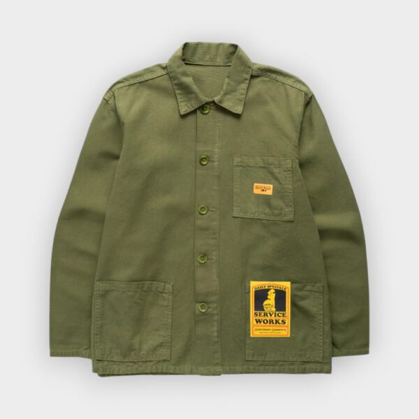 Service Works - Chaqueta Classic Chore Shirt olive