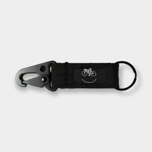 Chela Clo - Llavero con Gancho y velcro para cinturón black