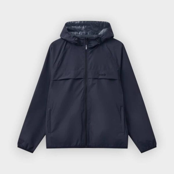 H2O - Chubasquero Romo LW packable navy