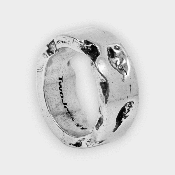 Twojeys - Anillo Eroded Ring Silver