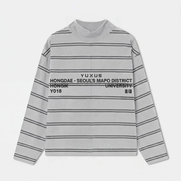 Yuxus - Camiseta manga larga Hongdae Glossy