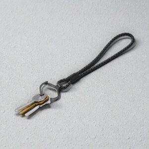 Craighill - Llavero Rope split ring long slate gray