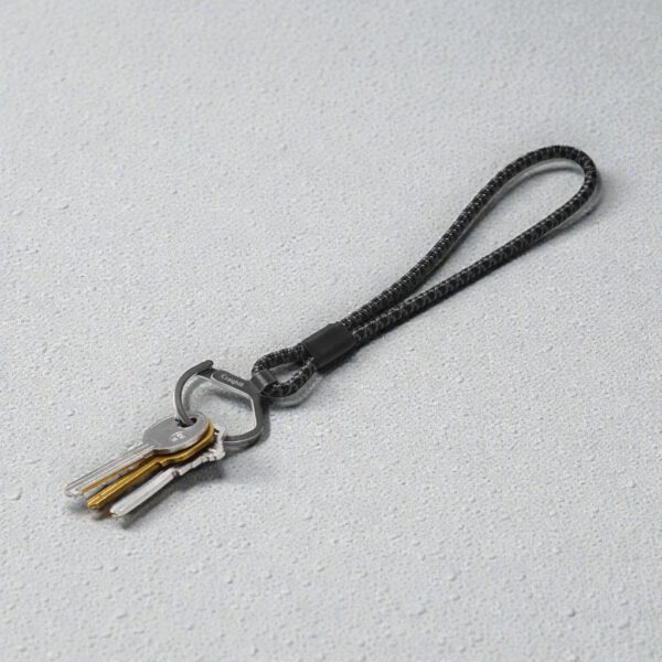 Craighill - Llavero Rope split ring long slate gray