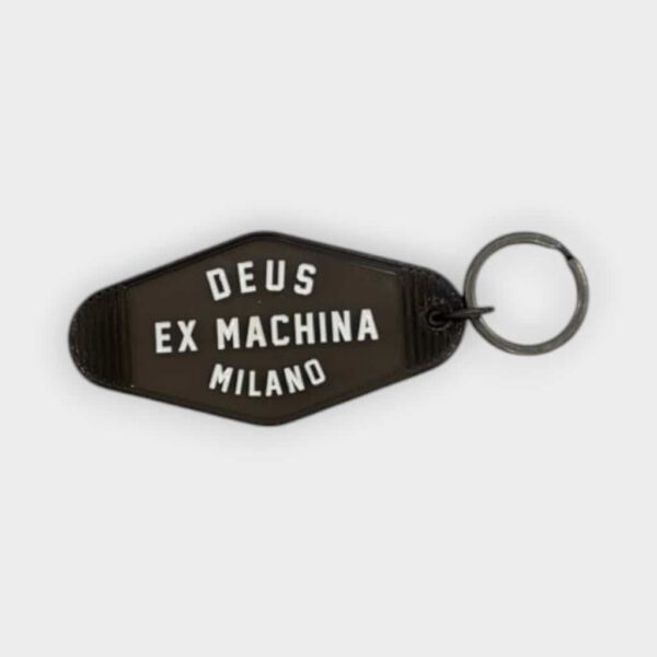 Deus Ex Machina - Llavero Milano tag black