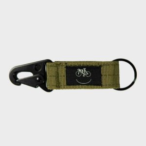 Chela Clo - Llavero con Gancho y velcro para cinturón olive