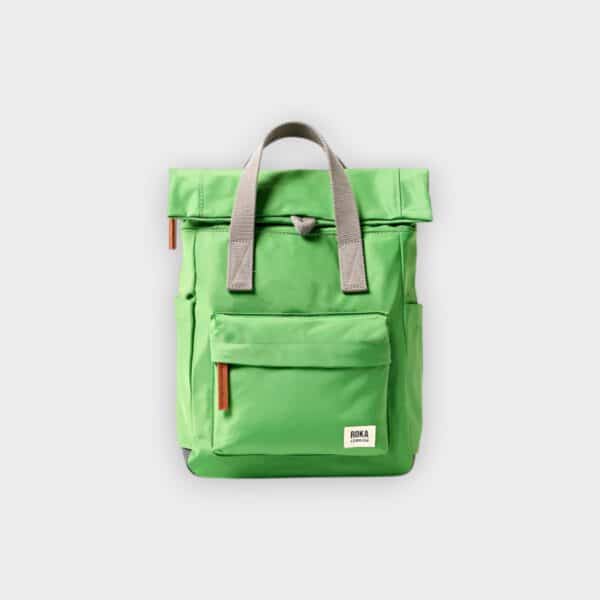 Roka London - Mochila Canfield B roll top online lime nylon small