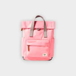 Roka London - Mochila Canfield B roll top pink lemonade nylon small