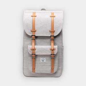 Herschel - Mochila little America light grey crosshatch
