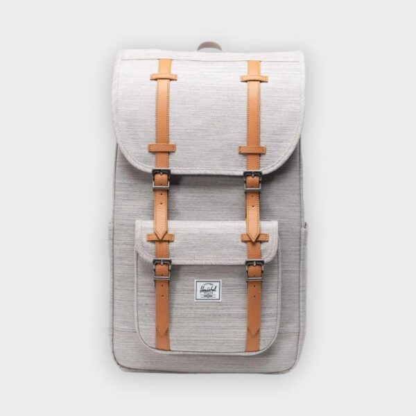 Herschel - Mochila little America light grey crosshatch