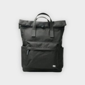 Roka - Mochila all black Canfield B recycled canvas medium