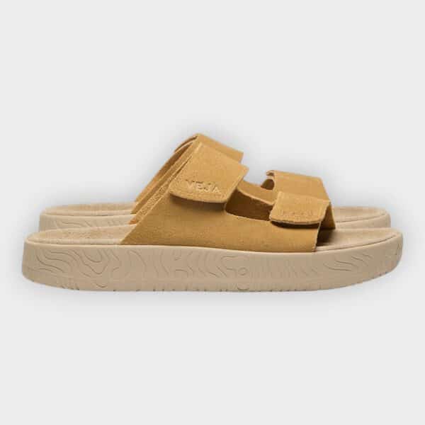 Veja - Sandalias Etna suede ocre almond
