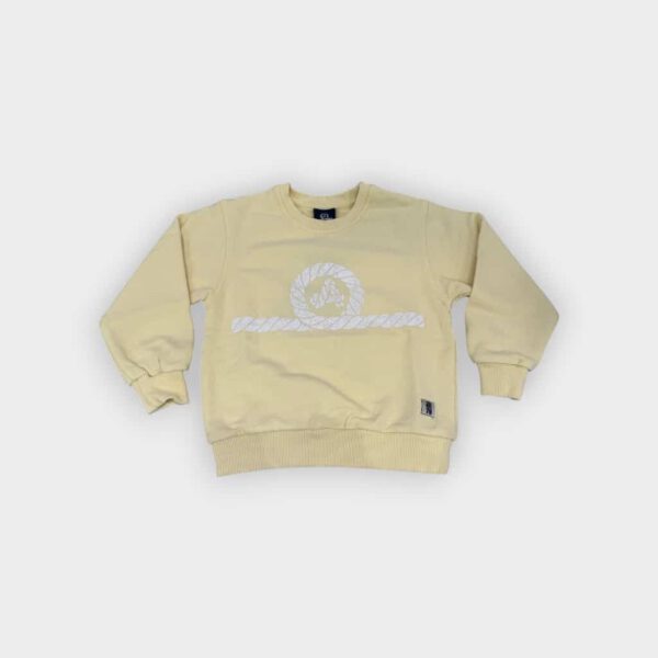 Amarras - Sudadera Cerdeña Junior amarilla