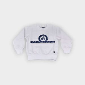 Amarras - Sudadera Aran Junior blanca
