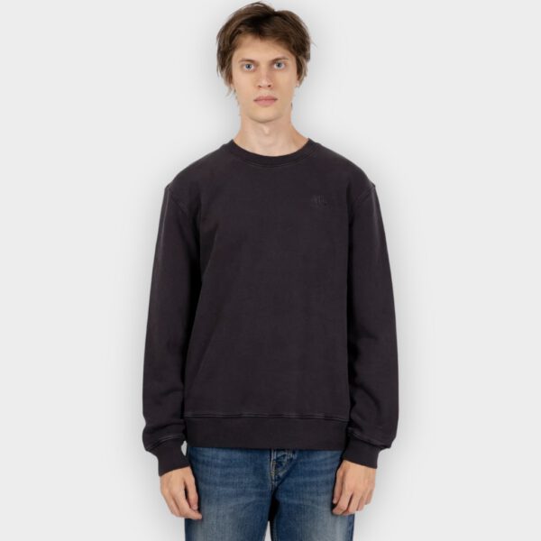 Deus Ex Machina - Sudadera Shield garment dyed black