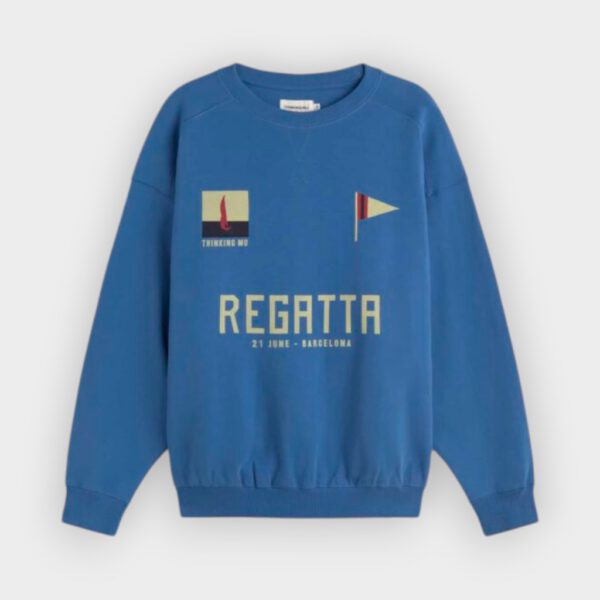 Thinking Mu - Sudadera Regata ligth cobalt jadewon