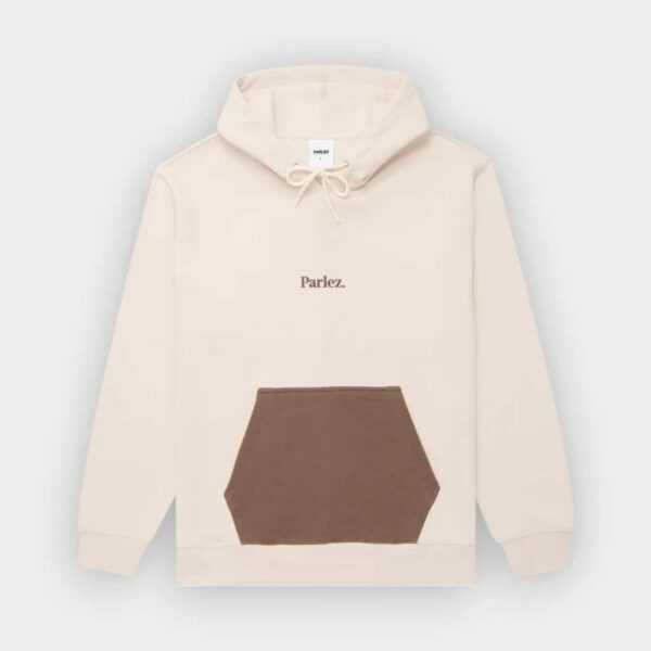 Parlez - Sudadera con capucha Benito ecru