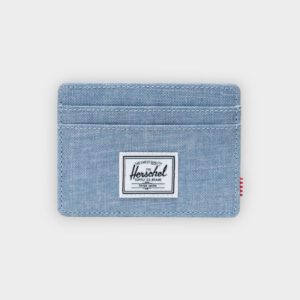 Herschel - Tarjetero Charlie ashley blue crosshatch