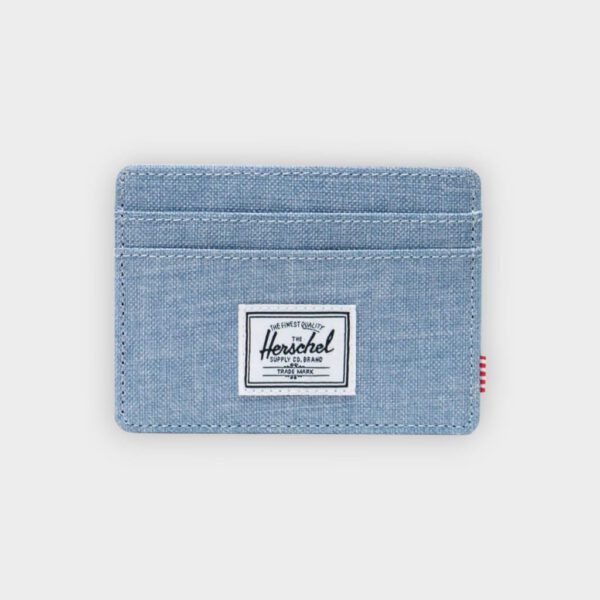 Herschel - Tarjetero Charlie ashley blue crosshatch