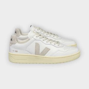 Veja - Zapatillas V-90 leather white natural