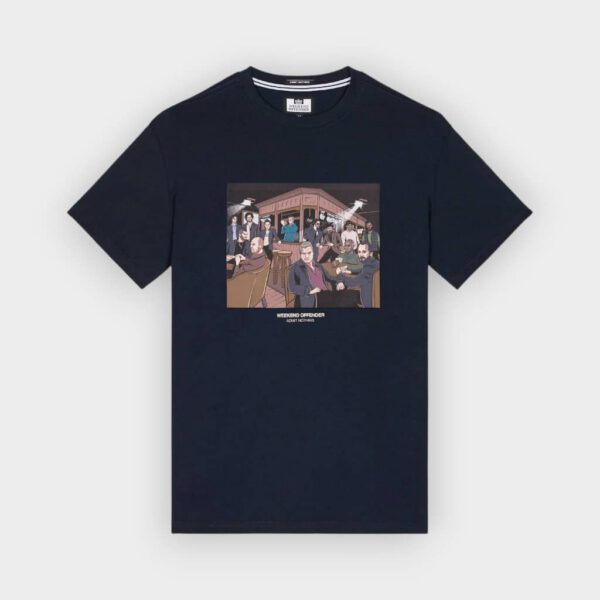 Weekend Offender - Camiseta Wyndham graphic navy