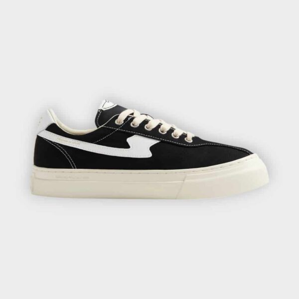 Stepney Workers Club - Zapatillas Dellow canvas black white