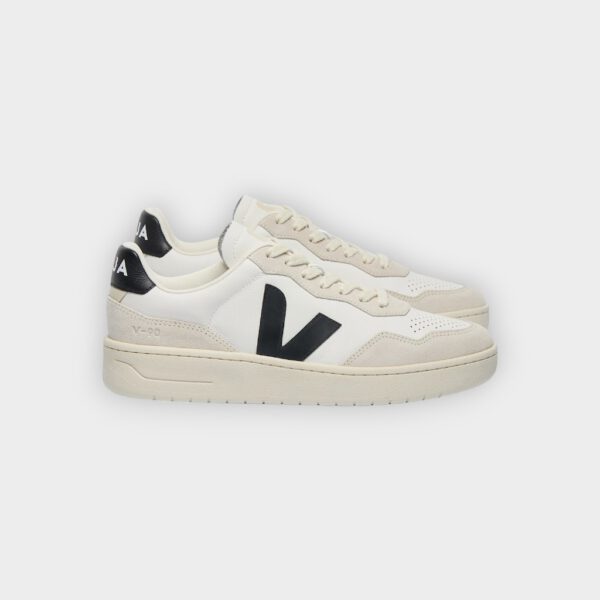 Veja - Zapatillas V-90 leather white black