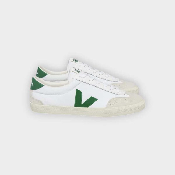 Veja - Zapatillas Volley canvas white emeraude
