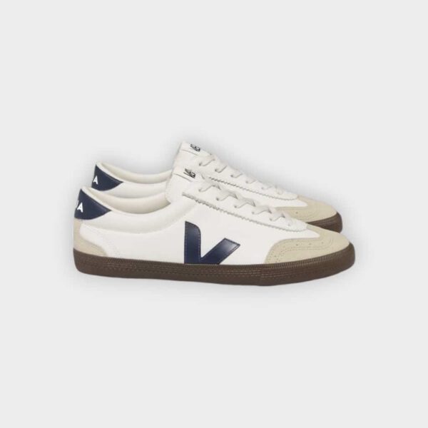 Veja - Zapatillas Volley leather white nautico bark
