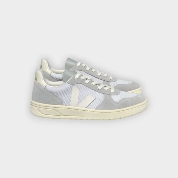 Veja - Zapatillas V-10 alveomesh light grey pierre